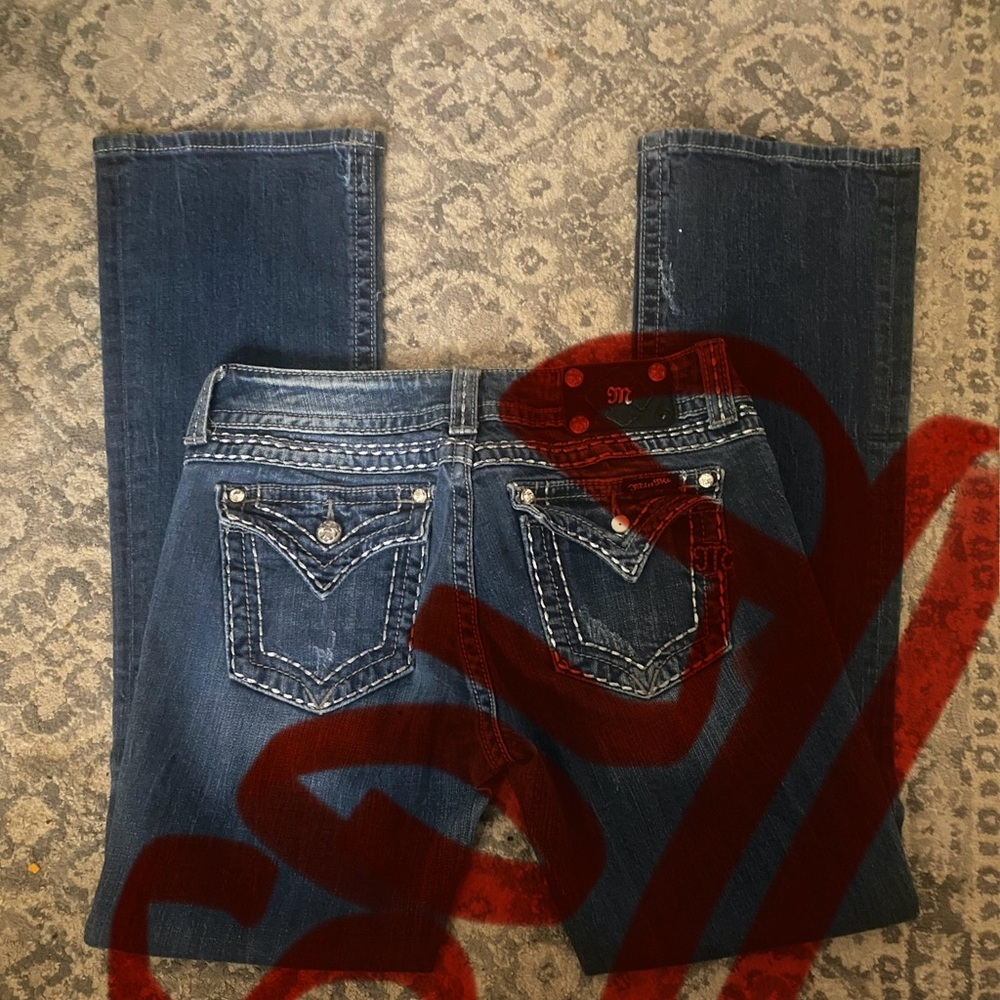 Miss Me Dark Blue Boot Cut Jeans